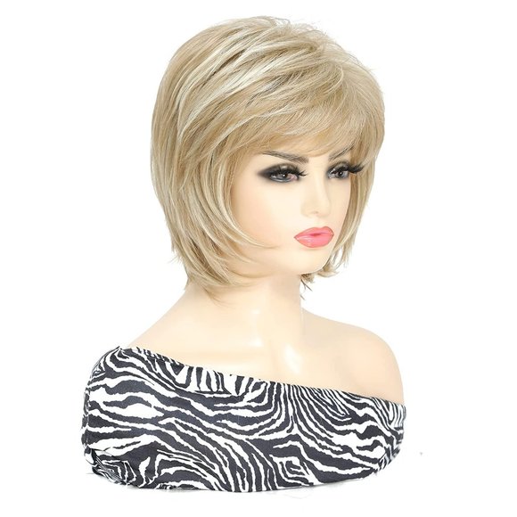 Blonde Pixie Cut Layered Hair Wig - Picture 5 of 5
